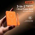 Wireless Magnetic Power Bank 5000mah/10000mah With Stand